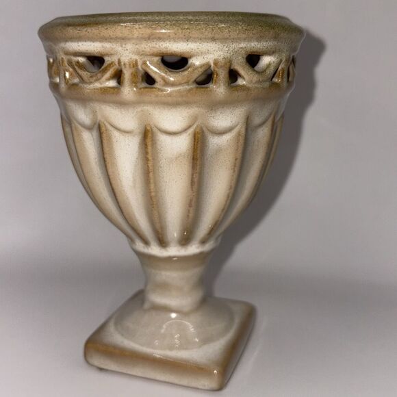 Small urn vase stoneware 5” - Picture 3 of 5
